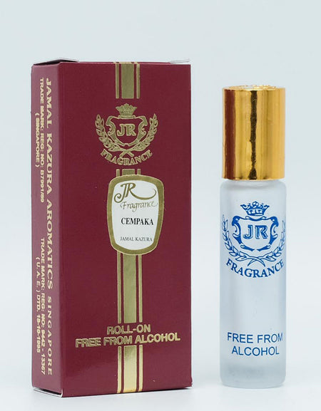 Cempaka - Jamal Kazura Aromatics 8ml Roll-On Perfume, Alcohol-Free