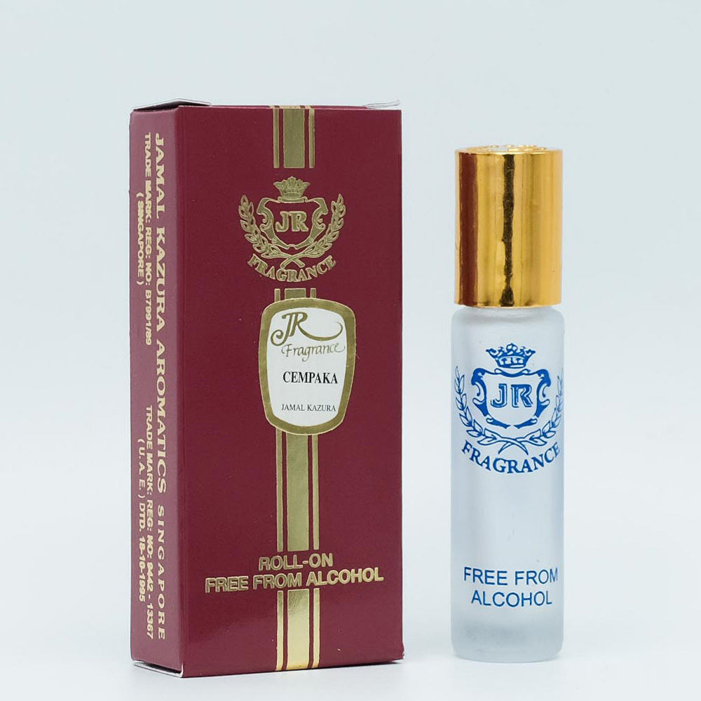 Cempaka - Jamal Kazura Aromatics 8ml Roll-On Perfume, Alcohol-Free