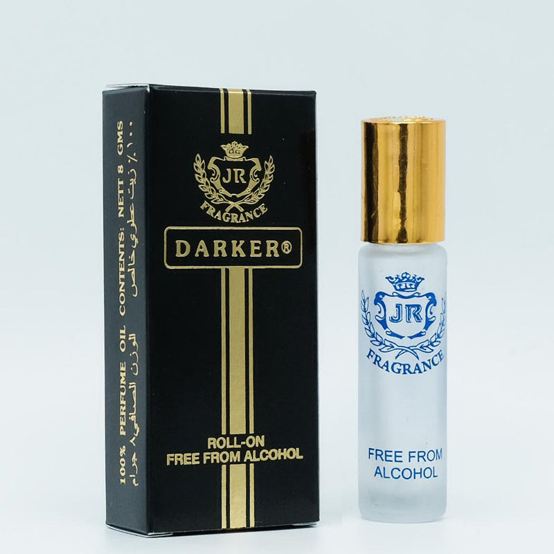 Darker - Jamal Kazura Aromatics 8ml Roll-On Perfume, Alcohol-Free