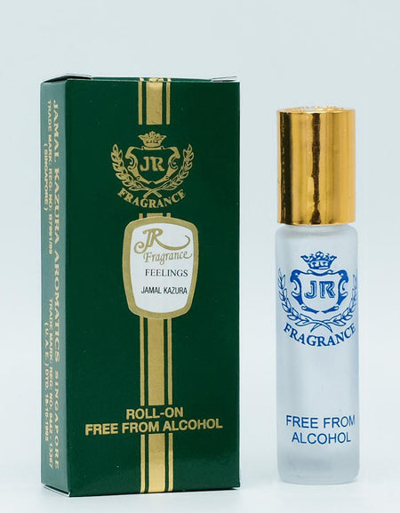 Feelings - Jamal Kazura Aromatics 8ml Roll-On Perfume, Alcohol-Free