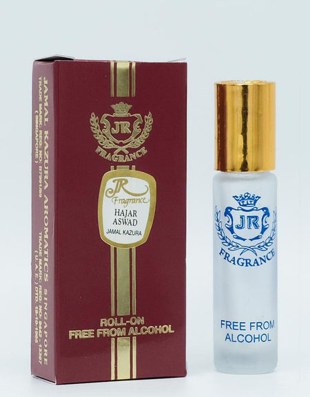 Hajar Aswad - Jamal Kazura Aromatics 8ml Roll-On Perfume, Alcohol-Free