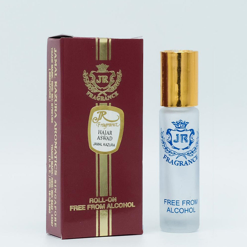 Hajar Aswad - Jamal Kazura Aromatics 8ml Roll-On Perfume, Alcohol-Free