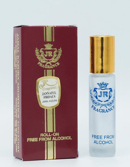 Jannatul Firdaus - Jamal Kazura Aromatics 8ml Roll-On Perfume, Alcohol-Free