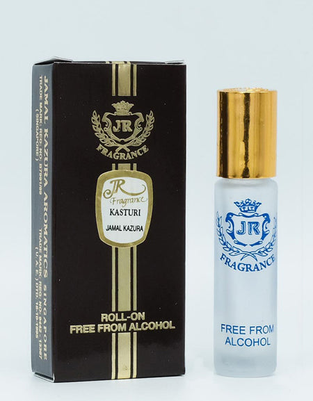 Kasturi - Jamal Kazura Aromatics 8ml Roll-On Perfume, Alcohol-Free