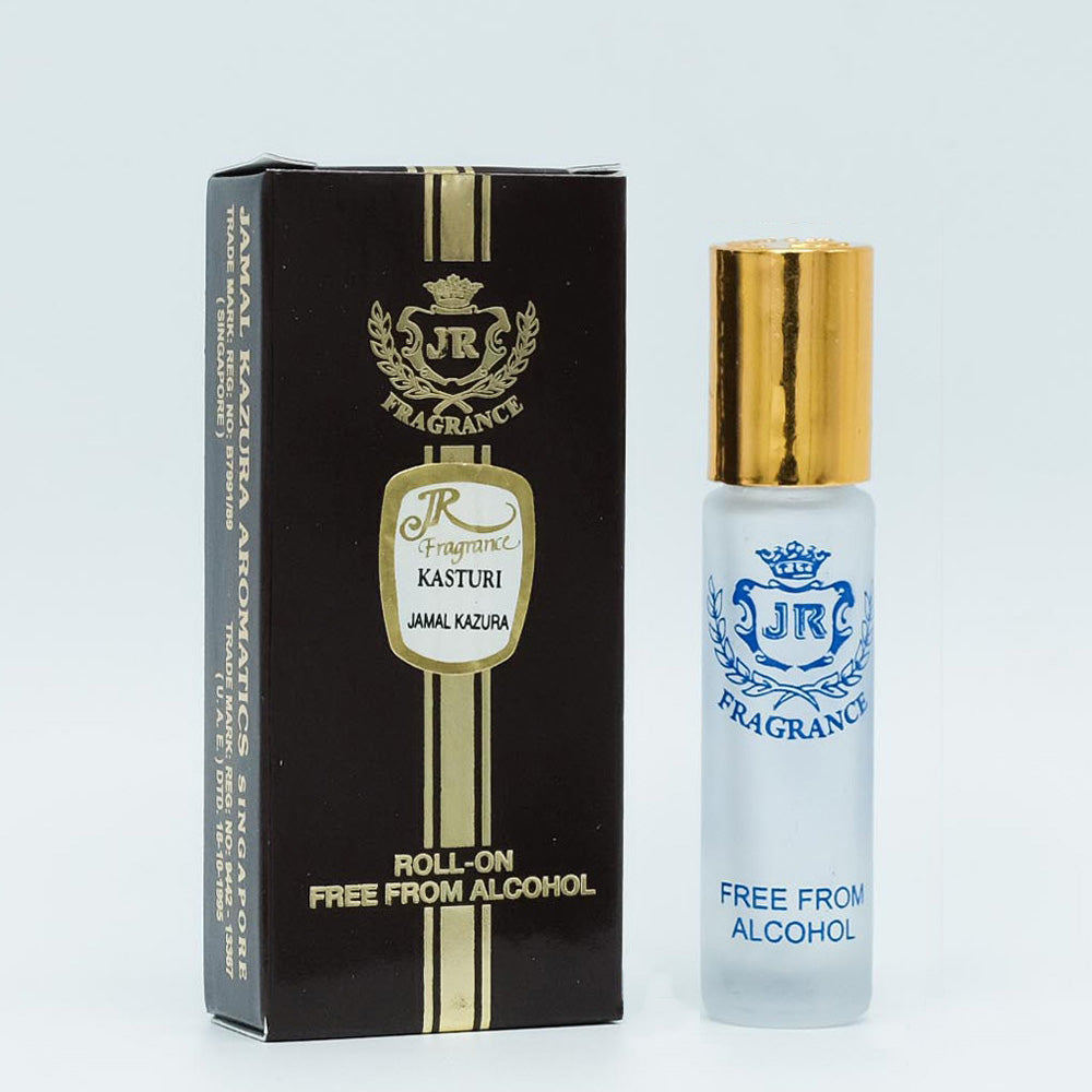 Kasturi - Jamal Kazura Aromatics 8ml Roll-On Perfume, Alcohol-Free