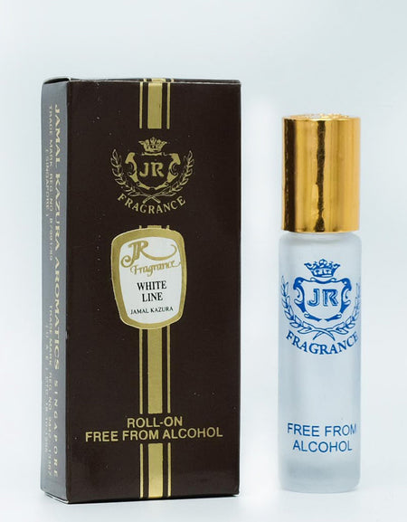 White Line - Jamal Kazura Aromatics 8ml Roll-On Perfume, Alcohol-Free