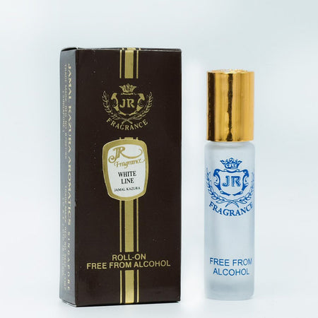 White Line - Jamal Kazura Aromatics 8ml Roll-On Perfume, Alcohol-Free